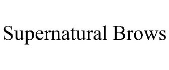 SUPERNATURAL BROWS