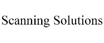 SCANNING SOLUTIONS