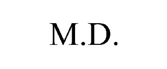 M.D.