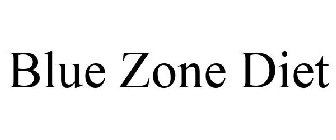BLUE ZONE DIET