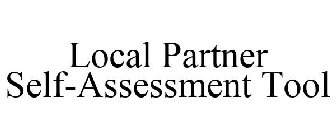 LOCAL PARTNER SELF-ASSESSMENT TOOL