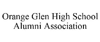 ORANGE GLEN HIGH SCHOOL ALUMNI ASSOCIATION