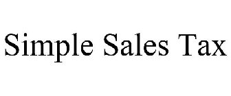 SIMPLE SALES TAX