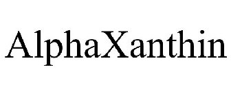 ALPHAXANTHIN