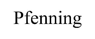 PFENNING