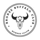 BRONZE BUFFALO CLUB MEMBRA SOLUM