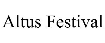 ALTUS FESTIVAL
