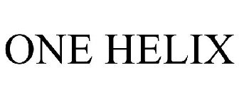 ONE HELIX