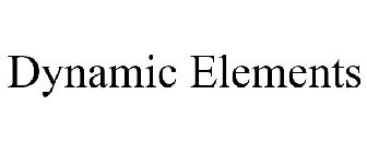 DYNAMIC ELEMENTS