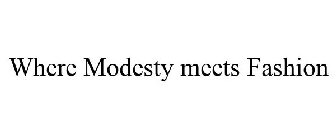 WHERE MODESTY MEETS FASHION