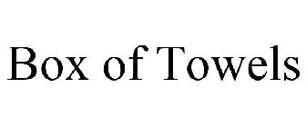 BOX OF TOWELS