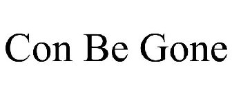 CON BE GONE