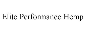 ELITE PERFORMANCE HEMP