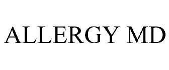 ALLERGY MD