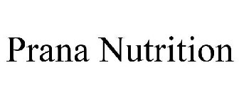 PRANA NUTRITION