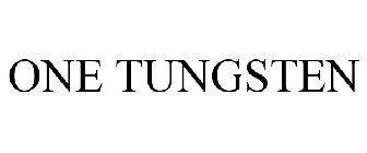 ONE TUNGSTEN