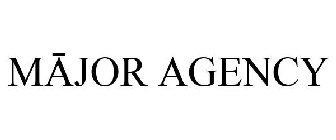 MAJOR AGENCY