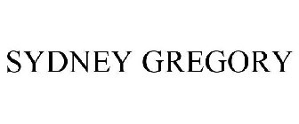 SYDNEY GREGORY