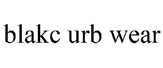 BLAKC URB WEAR