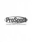 PROSPORT PHYSICAL THERAPY & PERFORMANCE