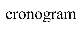 CRONOGRAM