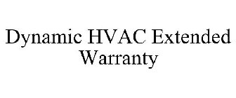 DYNAMIC HVAC EXTENDED WARRANTY