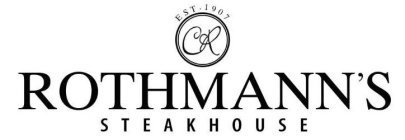 EST. 1907 CR ROTHMANN'S STEAKHOUSE