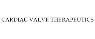 CARDIAC VALVE THERAPEUTICS