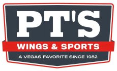 PT'S WINGS & SPORTS A VEGAS FAVORITE SINCE 1982CE 1982