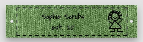 SOPHIE SCRUBS EST. 20'