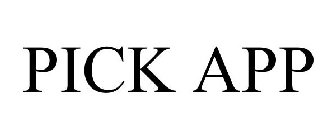 PICK APP