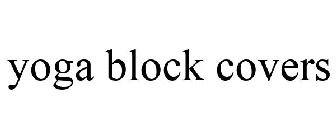 YOGA BLOCK COVERS