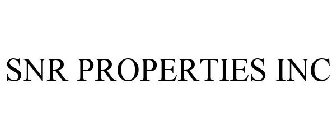 SNR PROPERTIES INC