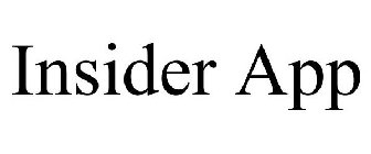 INSIDER APP