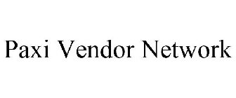 PAXI VENDOR NETWORK