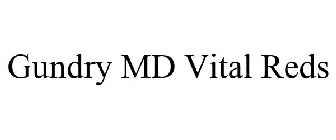 GUNDRY MD VITAL REDS