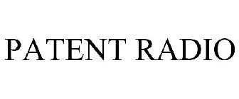 PATENT RADIO