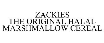 ZACKIES THE ORIGINAL HALAL MARSHMALLOW CEREAL