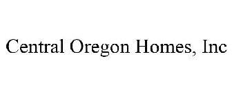 CENTRAL OREGON HOMES, INC