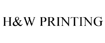 H&W PRINTING