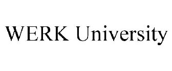 WERK UNIVERSITY