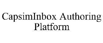 CAPSIMINBOX AUTHORING PLATFORM