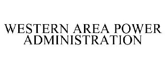 WESTERN AREA POWER ADMINISTRATION