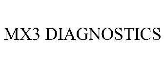 MX3 DIAGNOSTICS