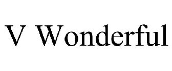 VWONDERFUL