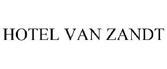 HOTEL VAN ZANDT