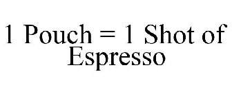 1 POUCH = 1 SHOT OF ESPRESSO