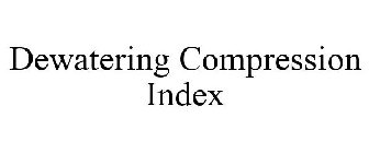 DEWATERING COMPRESSION INDEX