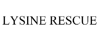 LYSINE RESCUE