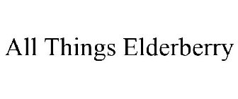 ALL THINGS ELDERBERRY